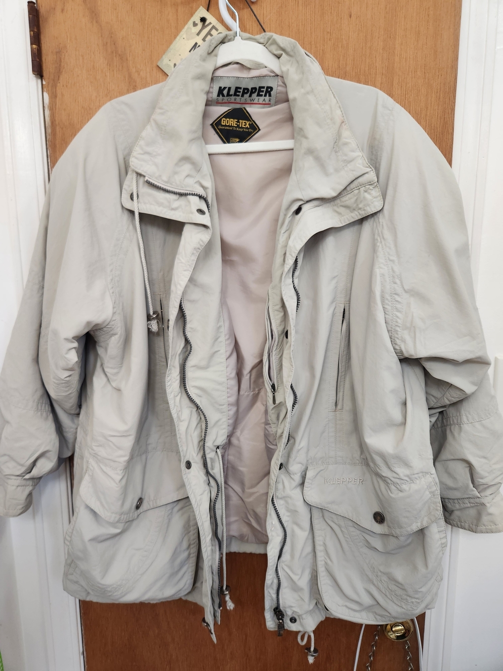 Men's Gore-Tex Military Field Jacket in Light Gray
